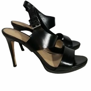 Michael Kors Black Buckle Strap Heels Size 5 1/2